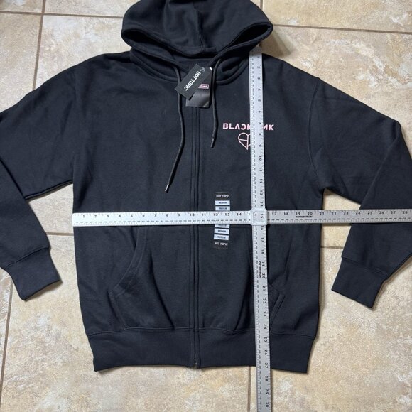 BLACKPINK Deadline Tour Hoodie Hooded Jacket 2-Sided MEDIUM New - Picture 4 of 9